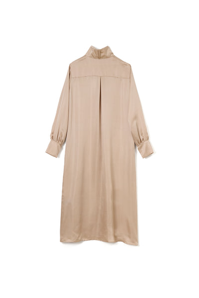 ブラウスワンピース PINK BEIGE