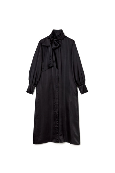 ブラウスワンピース BLACK