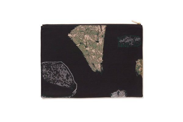 Large Square Pouch Plus Malachite Fields