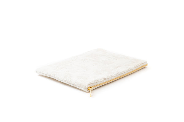 SQUARE POUCH MEDIUM FROSTED PETALS 9074